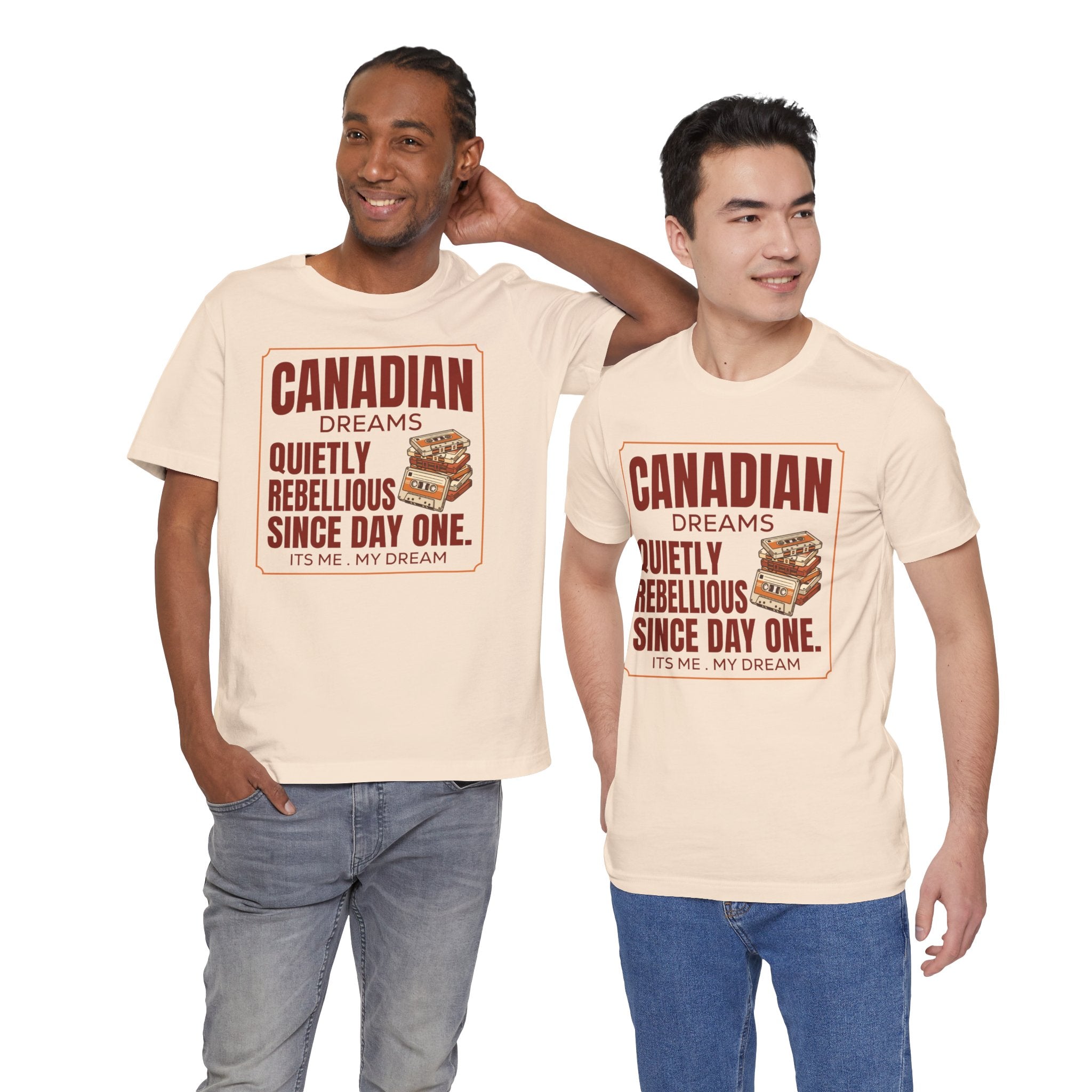 Quietly Rebellious Since Day One T-Shirt | Canadian Dreams Gen Z Graphic Tee