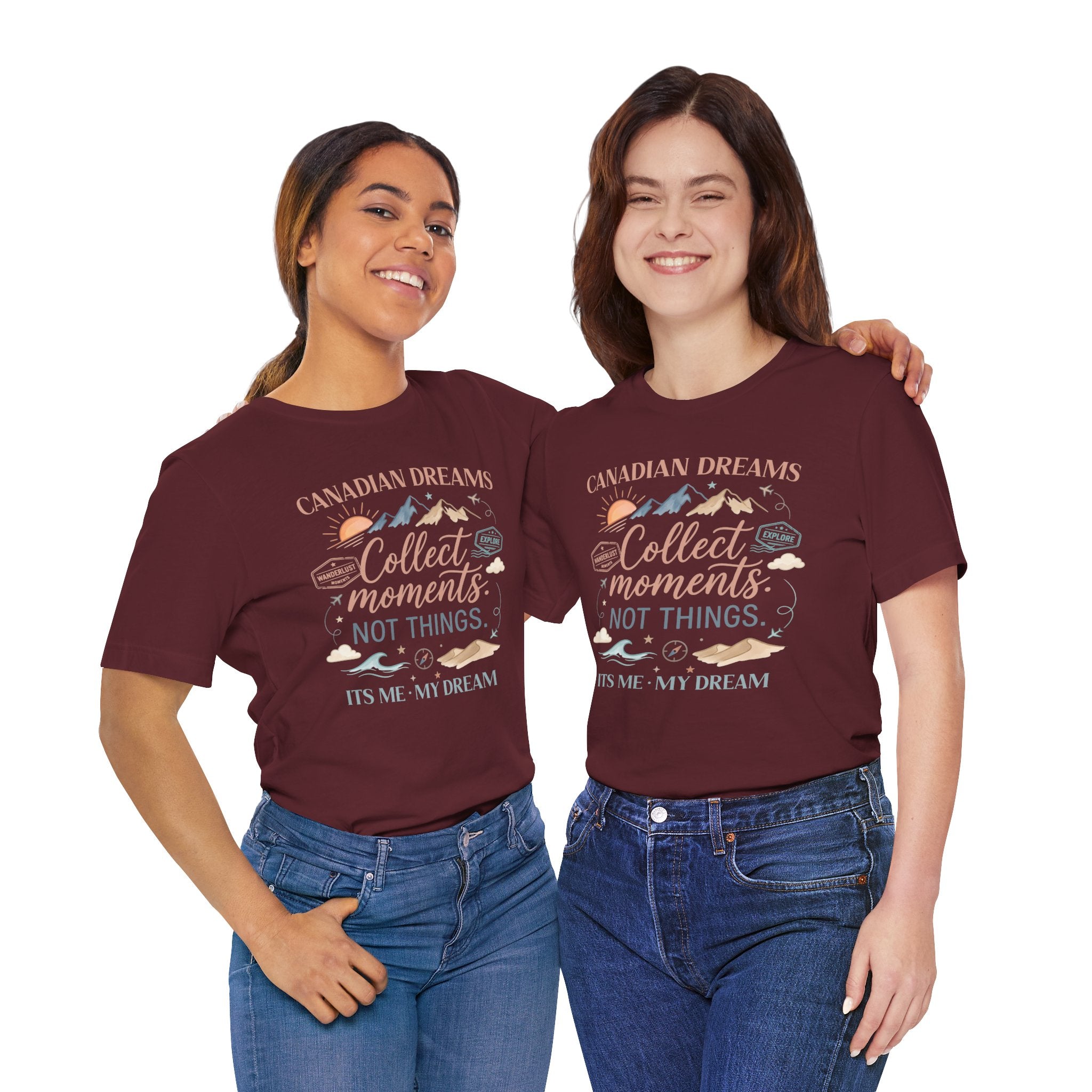 Collect Moments Not Things T-Shirt | Canadian Dreams Conscious Living Tee