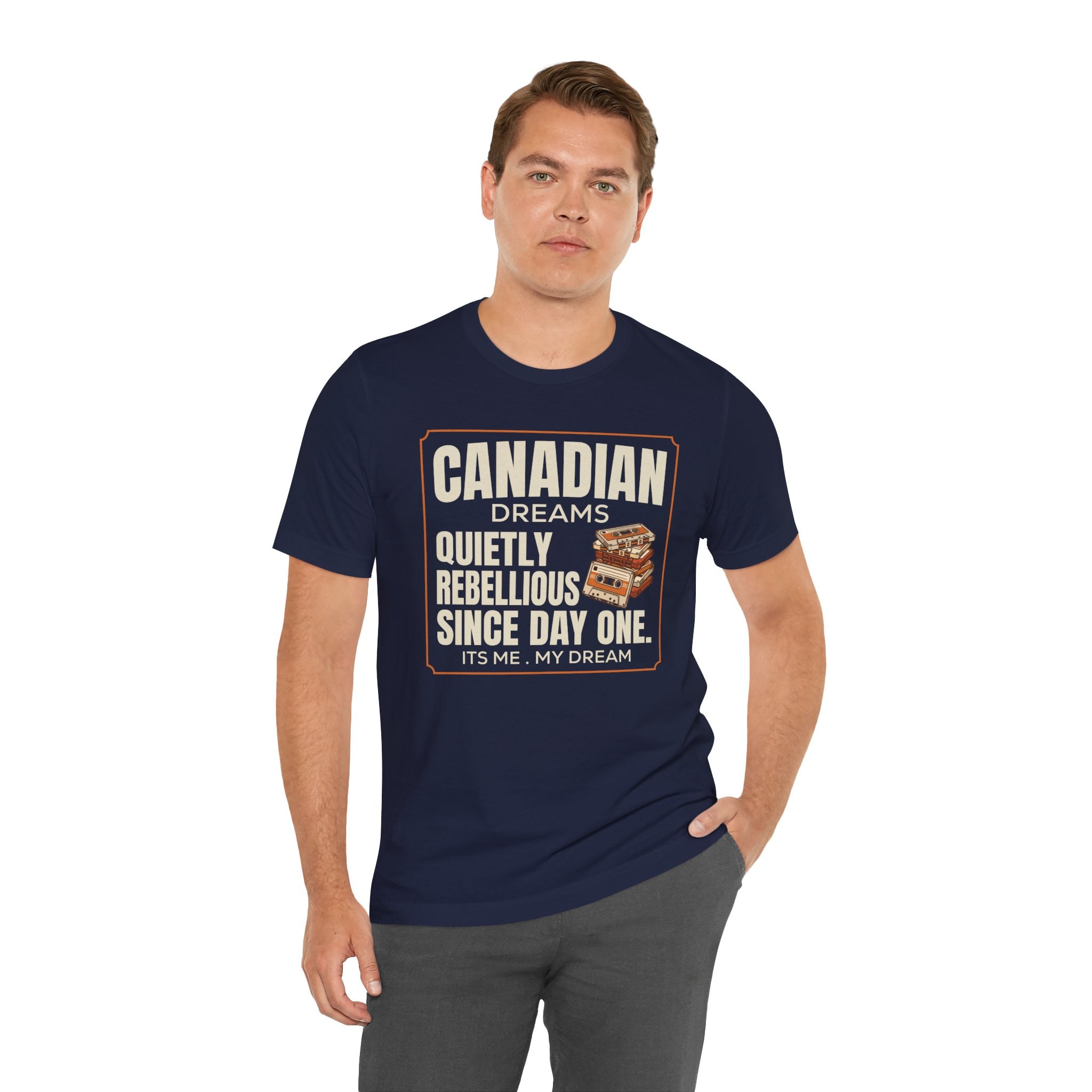 Quietly Rebellious Since Day One T-Shirt | Canadian Dreams Gen Z Graphic Tee