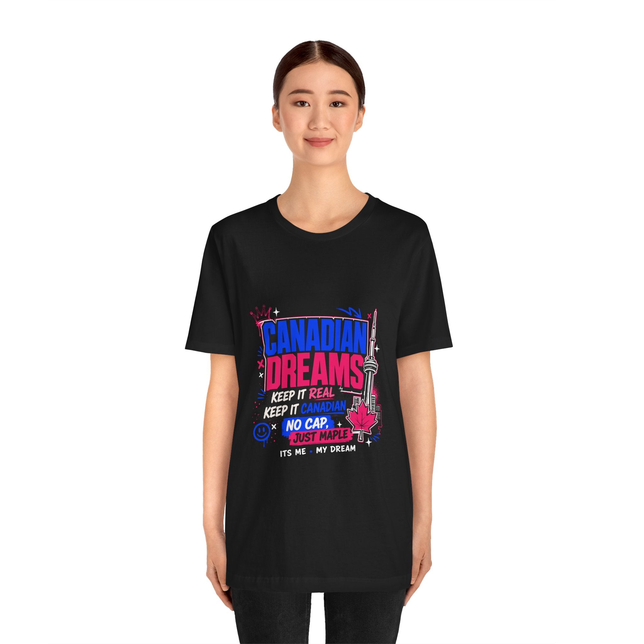 Maple Leaf Toronto CN Tower, Canadian Dreams Tee