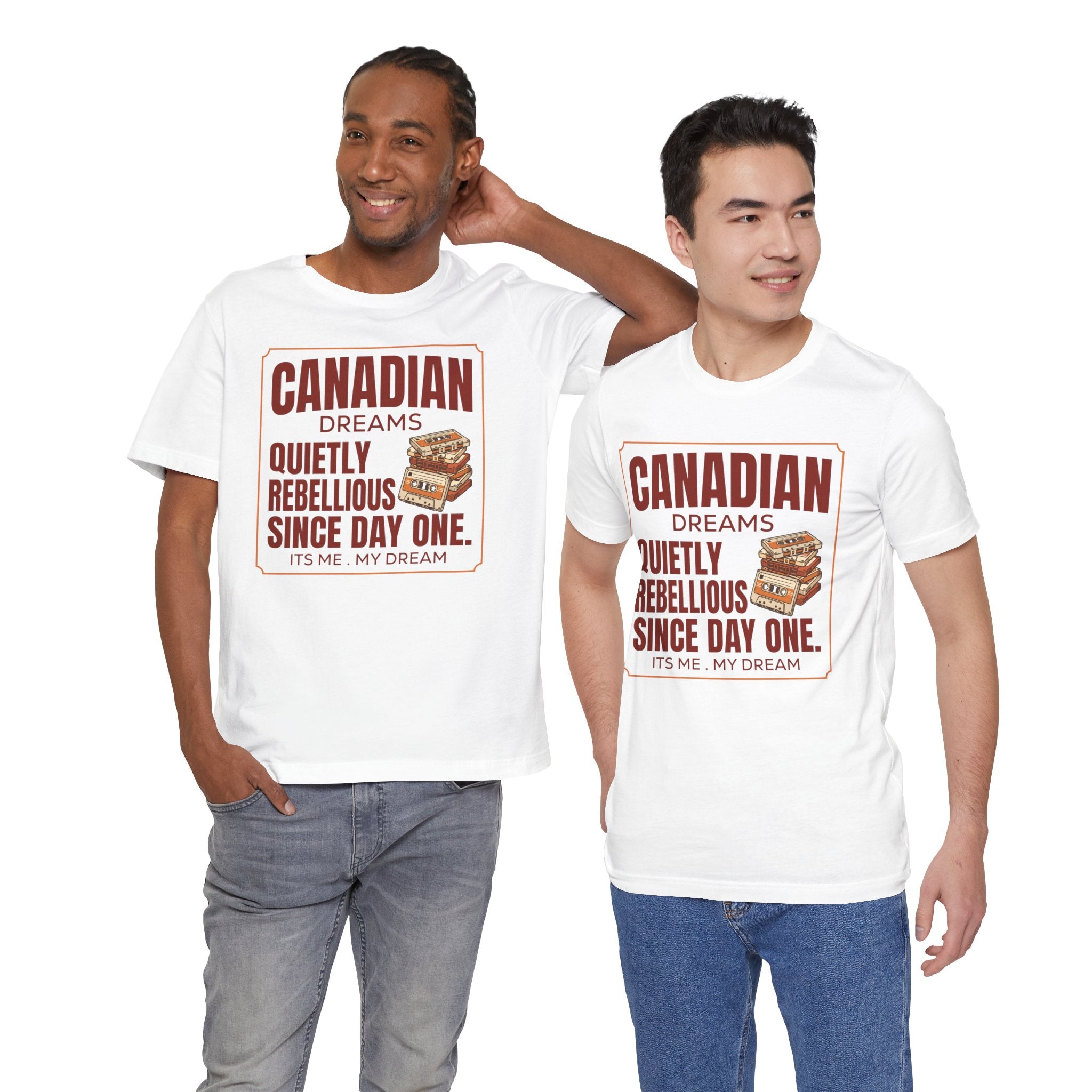Quietly Rebellious Since Day One T-Shirt | Canadian Dreams Gen Z Graphic Tee